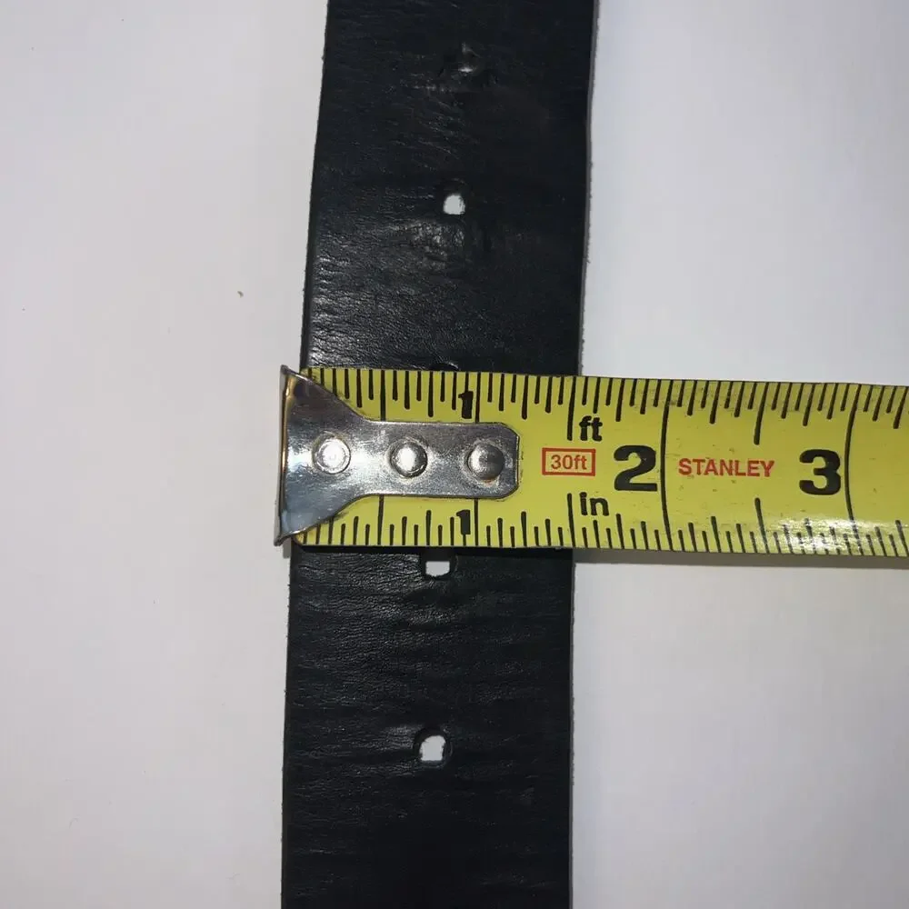 LEVI'S Mens Belt BLACK GENUINE LEATHER SIZE XL 40